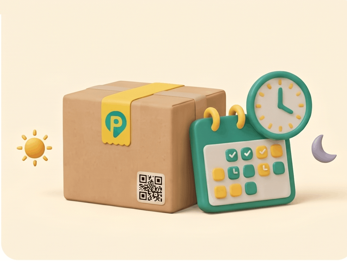 Paquete con calendario y reloj