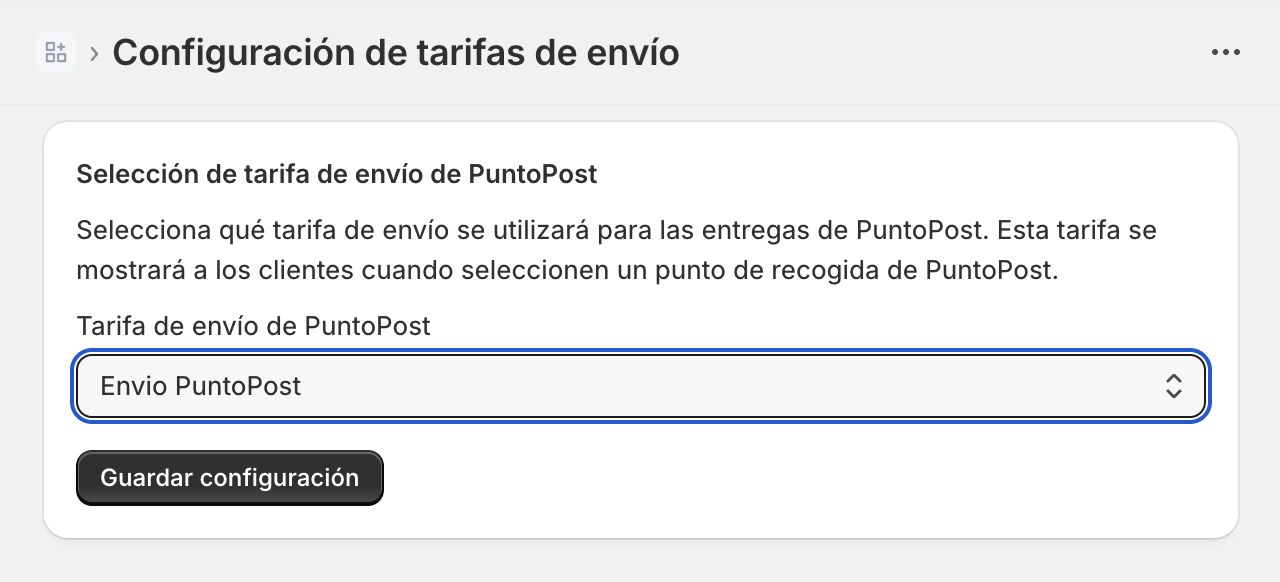 Configuración de la asignación de tarifa